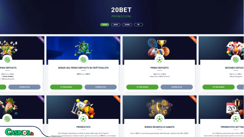 20Bet Casino Bonus