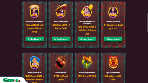 5 Gringos Casino Bonus