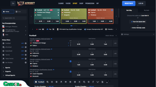 Aerobet Casino Sport