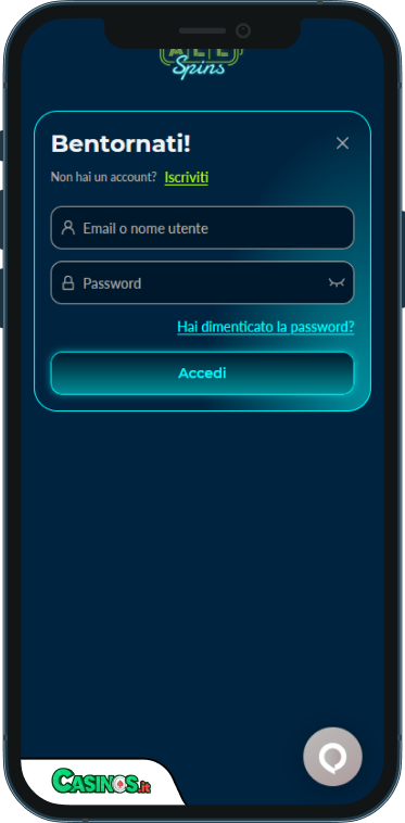 AllSpins Casino Accesso