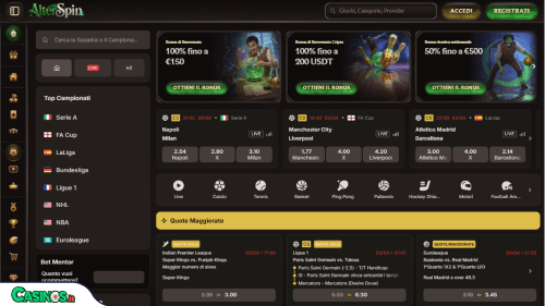 AlterSpin Casino Sport