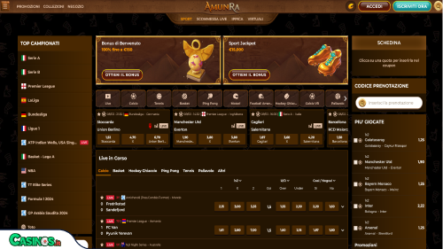 Amunra Casino Sport