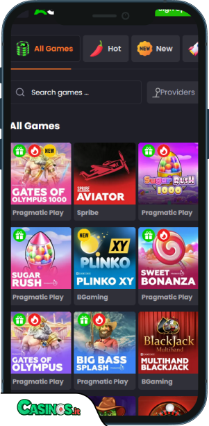 Asino Casino app mobile