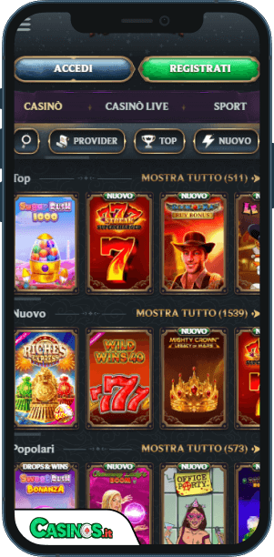 AstroMania Casino app mobile