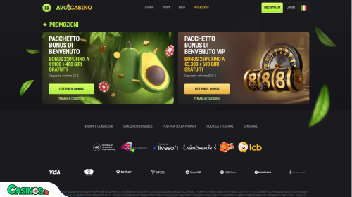 Avo Casino Bonus