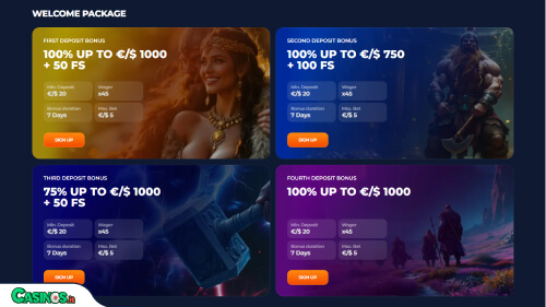 Axecasino Bonus