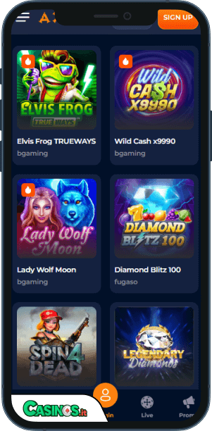 Axecasino app mobile