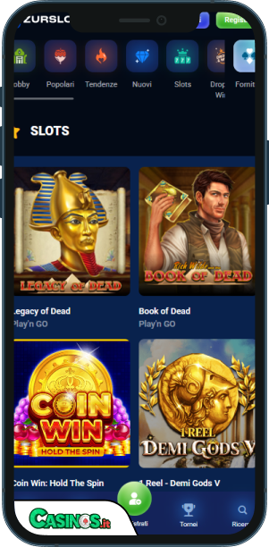 Azurslot Casino app mobile