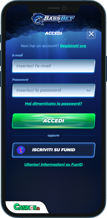 BassBet Casino Accesso