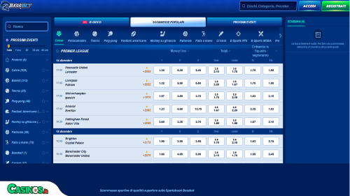 BassBet Casino Sport