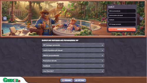 Bearo Casino vip