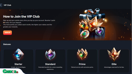 Beef Casino vip