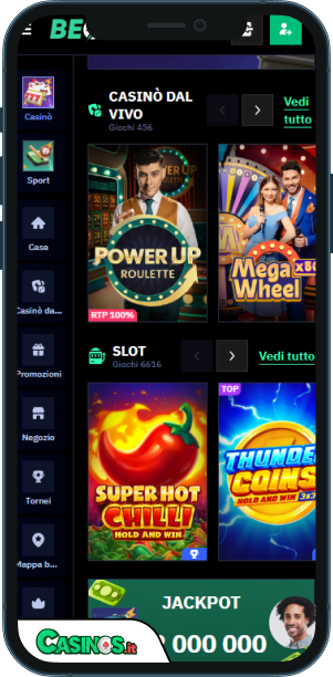 BeonBet Casino app mobile