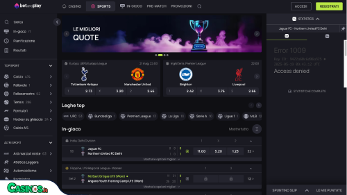 BetAndPlay Casino Sport