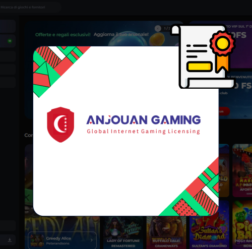 BetBona Casino licenza