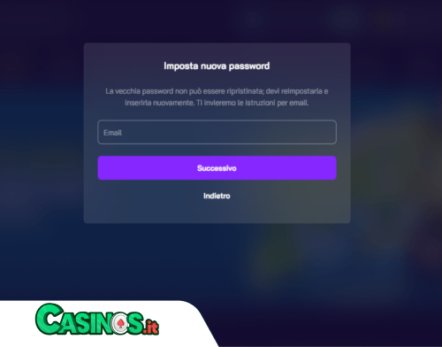 BetFree Casino problema di accesso