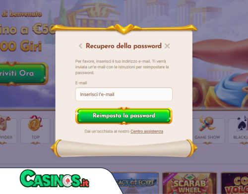 BetHall Casino problema di accesso