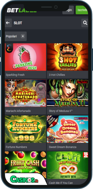 BetLabel Casino app mobile