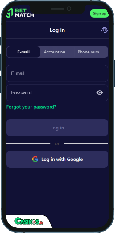 BetMatch Casino Accesso