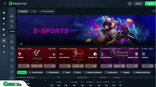 BetPortal Casino Sport
