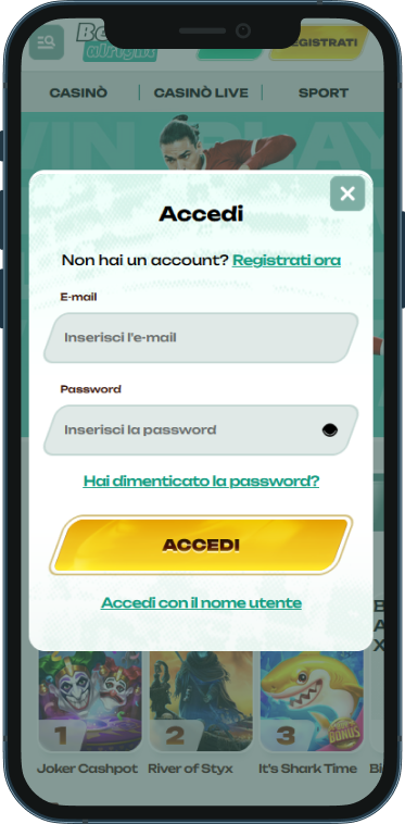 Betalright Casino Accesso