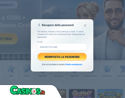 Beteum Casino problema di accesso