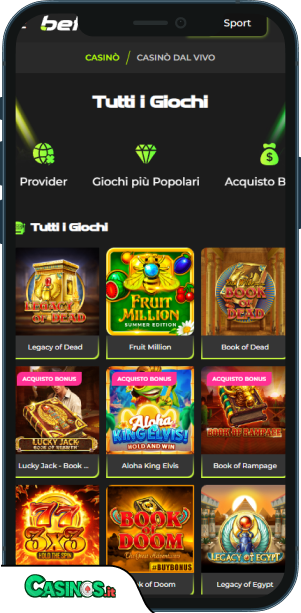 Betovo Casino app mobile