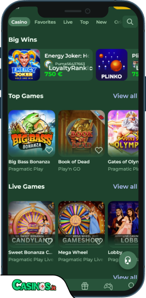 Betsixty Casino app mobile