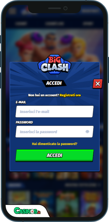 BigClash Casino Accesso