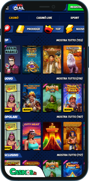 BigClash Casino app mobile
