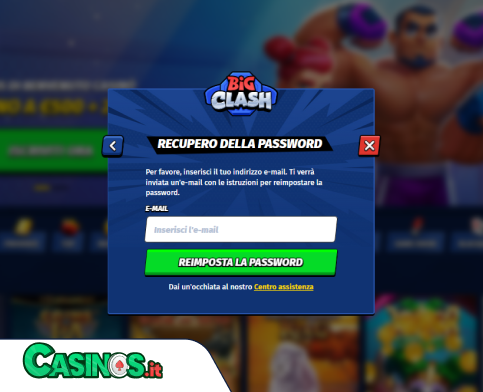 BigClash Casino problema di accesso