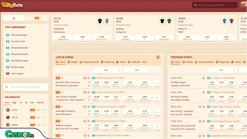 Billy Bets Casino Sport