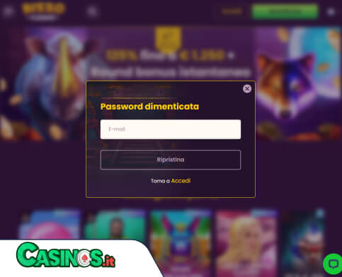 Bizzo Casino problema di accesso