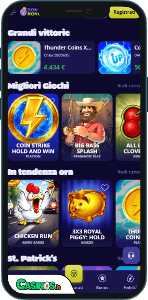 BonusKong Casino app mobile