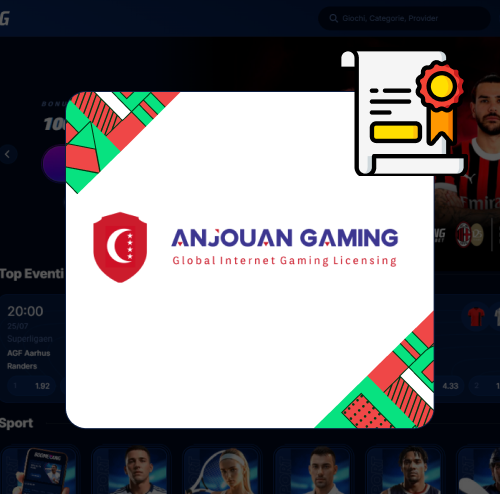 BoomerangBet Casino licenza