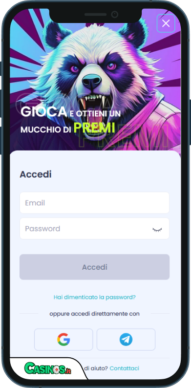 Booms Bet Casino Accesso