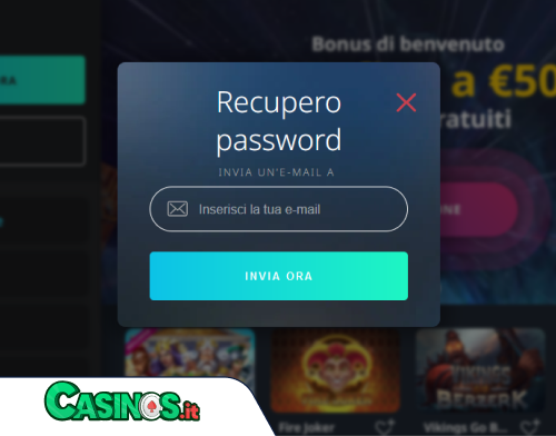 Buran Casino problema di accesso
