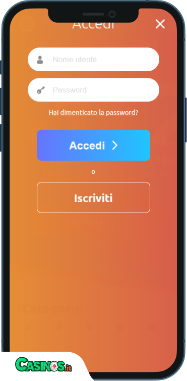 Accesso al casinò Cadoola