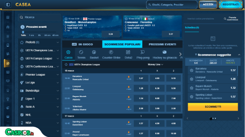 Casea Casino Sport