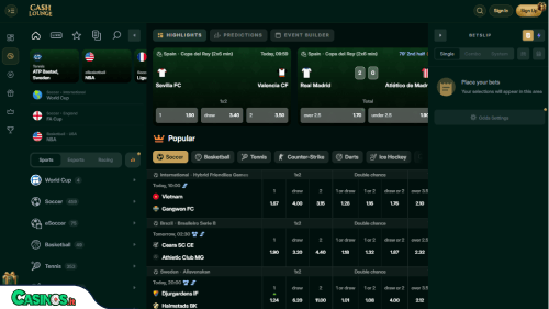 Cash Lounge Casino Sport