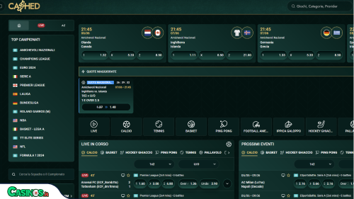 Cashed Casino Sport