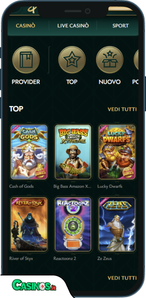 Cashed Casino app mobile