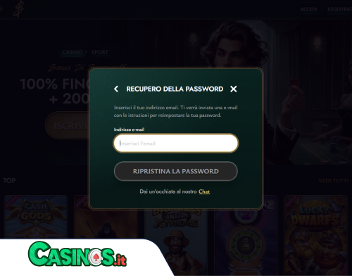 Cashed Casino problema di accesso