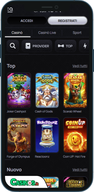 CasiNova Casino app mobile