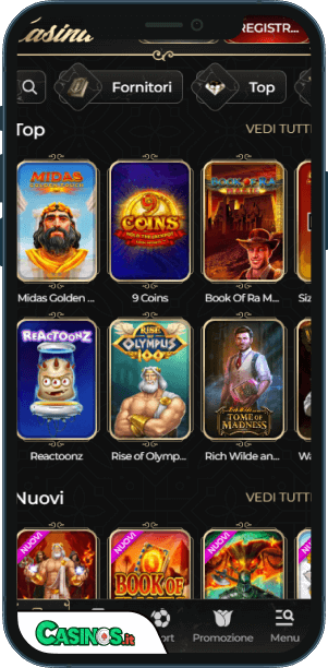 Casina Casino app mobile