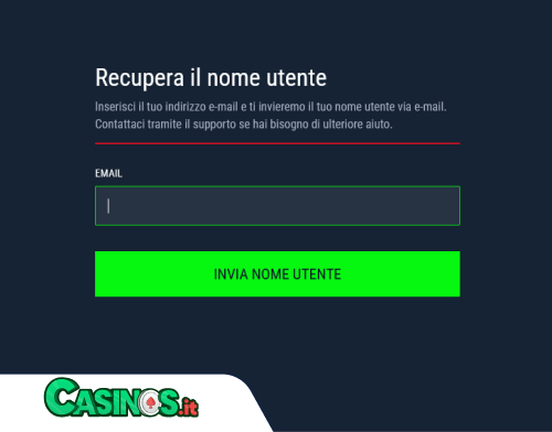 Casinado Casino problema di accesso