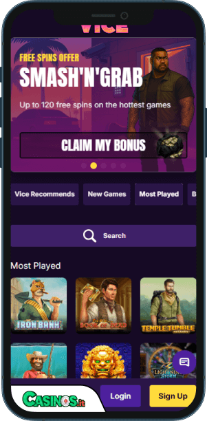 Casino Vice app mobile