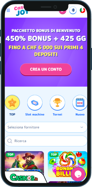 CasinoJoy Casino app mobile