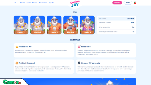 CasinoJoy Casino vip
