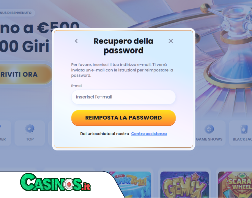 CasinoLab problema di accesso